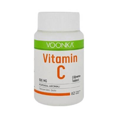 Voonka Vitamin C 500 mg 62 Çiğneme Tablet - 1