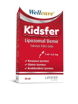 Wellcare Kidsfer Lipozomal Demir Damla 30 ml - 1