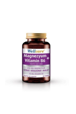 Wellcare Magnezyum + Vitamin B6 60 Tablet - 1