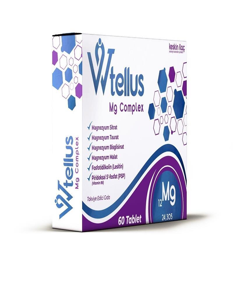 Wtellus Mg Complex Magnezyum Kompleksi 60 Tablet - 1