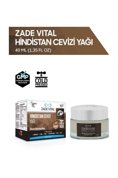 Zade Vital Hindistan Cevizi Yağı 40 ml - 1