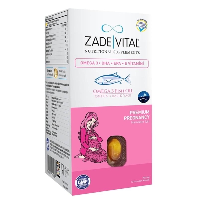 Zade Vital Omega 3 Hamileler İçin 50 Kapsül - 1