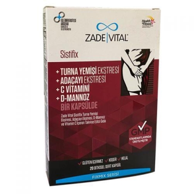 Zade Vital Sistifix Takviye Edici Gıda 20 Kapsül - 1